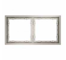 Рамка пластиковая VOLTUM S70 на 2 поста, (кашемир)