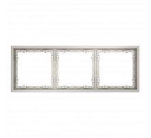 Рамка пластиковая VOLTUM S70 на 3 поста, (кашемир)