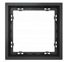Рамка пластиковая VOLTUM S70 на 1 пост, (графит)