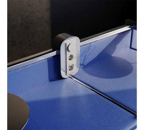 Розетка встраиваемая VOLTUM S70 с заземлением и защитными шторками, 16А, с USB, A+A, (сталь) Розетка встраиваемая VOLTUM S70 с заземлением и защитными шторками, 16А, с USB, A+A, (сталь)