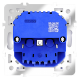 Розетка встраиваемая VOLTUM S70 с заземлением и защитными шторками, 16А, с USB, A+С, (белый глянцевы