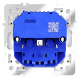 Розетка встраиваемая VOLTUM S70 с заземлением и защитными шторками, 16А, с USB, A+A, (белый глянцевы
