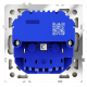 Розетка встраиваемая VOLTUM S70 с заземлением и защитными шторками, 16А, с USB, A+С, (шелк)