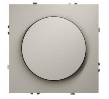 Светорегулятор встраиваемый VOLTUM S70 поворотно-нажимной 600 Вт, (кашемир)