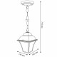 Уличный подвесной cветильник Elektrostandard Apus H черное золото GL 1009H 4690389134166