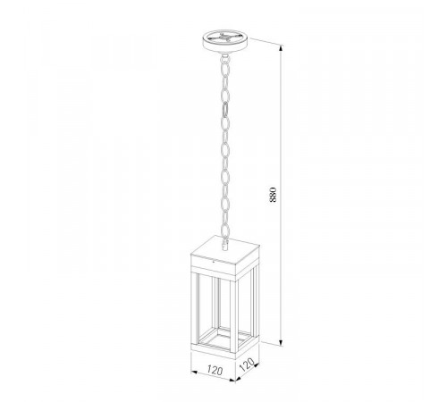 Уличный подвесной светильник Elektrostandard Frame 4690389172359 Уличный подвесной светильник Elektrostandard Frame 4690389172359