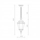 Уличный светильник ARTE Lamp A1204SO-1BN