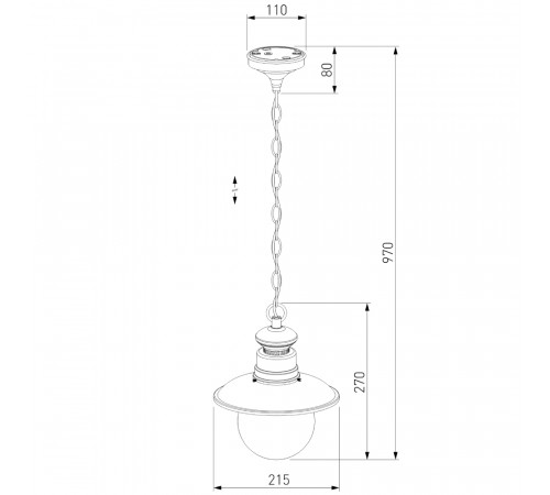 Уличный подвесной cветильник Elektrostandard Talli H GL 3002H брауни 4690389106583 Уличный подвесной cветильник Elektrostandard Talli H GL 3002H брауни 4690389106583