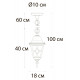 Уличный подвесной светильник Arte Lamp Madrid A1541SO-1BN