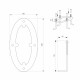 Уличный светильник Arlight LGD-MUSE-BOLL-H2000-18W Warm3000 (DG, 328 deg, 230V) 037522