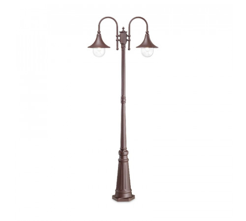 Садово-парковый светильник Ideal lux CIMA PT2 COFFEE 246840 Садово-парковый светильник Ideal lux CIMA PT2 COFFEE 246840