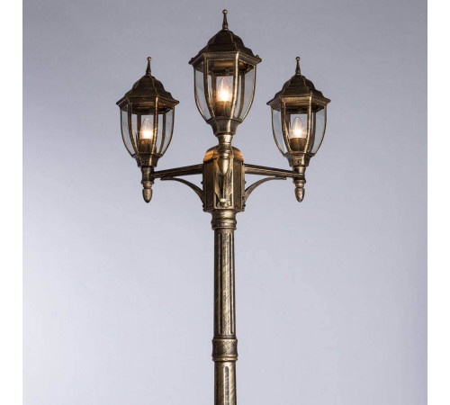 Садово-парковый светильник Arte Lamp Pegasus A3151PA-3BN Садово-парковый светильник Arte Lamp Pegasus A3151PA-3BN