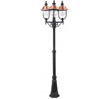 Садово-парковый светильник Arte Lamp Barcelona A1486PA-3BK