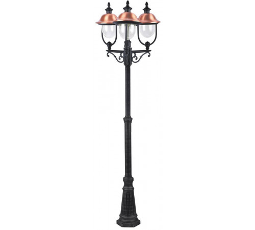 Садово-парковый светильник Arte Lamp Barcelona A1486PA-3BK