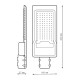 Уличный светодиодный консольный светильник Gauss Avenue 629534300