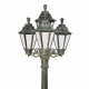 Уличный фонарь Fumagalli Artu Bisso/Rut 3+1 E26.158.S31.BXF1R