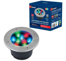 Ландшафтный светодиодный светильник (UL-00006824) Uniel ULU-B12A-9W/RGB IP67 Grey