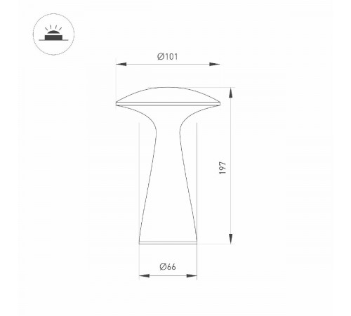 Уличная настольная лампа Arlight SP-COLLADA-TAB-1.5W Warm3000-MIX (RD, 123 deg) 044361 Уличная настольная лампа Arlight SP-COLLADA-TAB-1.5W Warm3000-MIX (RD, 123 deg) 044361
