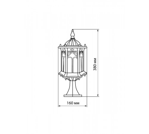 Ландшафтный светильник TDM Electric Ампир SQ0330-0088 Ландшафтный светильник TDM Electric Ампир SQ0330-0088