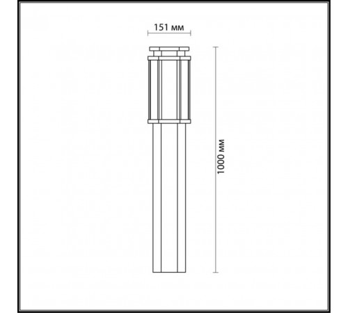 Уличный светильник Odeon Light Gino 4048/1F Уличный светильник Odeon Light Gino 4048/1F