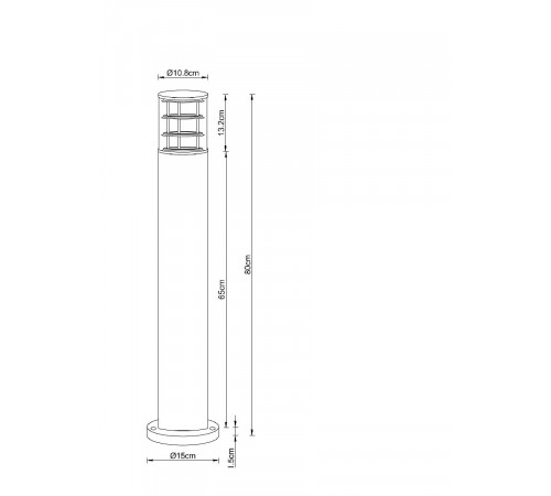 Ландшафтный светильник Arte Lamp Tokyo A5318PA-1BK Ландшафтный светильник Arte Lamp Tokyo A5318PA-1BK