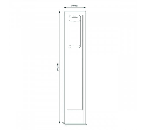 Уличный светильник Gauss Aura GD020 Уличный светильник Gauss Aura GD020