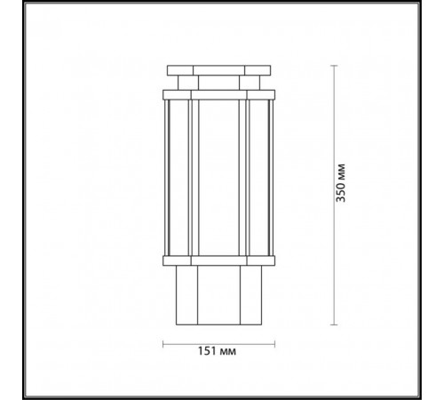 Уличный светильник Odeon Light Gino 4048/1B Уличный светильник Odeon Light Gino 4048/1B
