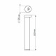 Уличный светильник Arlight LGD-Path-Round120-H650B-12W Warm White 020337