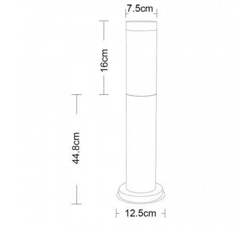 Уличный светильник Arte Lamp 68 A3158PA-1SS