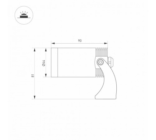 Светильник для фонтанов Arlight Kt-water 028079 Светильник для фонтанов Arlight Kt-water 028079