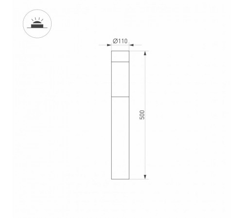 Садовый светильник Arlight Lgd-stem-boll 029966 Садовый светильник Arlight Lgd-stem-boll 029966