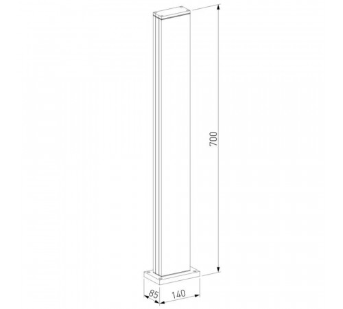 Ландшафтный светильник Elektrostandard Flat 4690389172441 Ландшафтный светильник Elektrostandard Flat 4690389172441