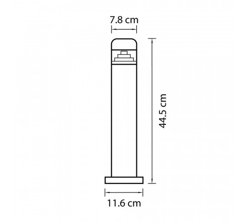 Уличный светодиодный светильник Lightstar Raggio 376907 Уличный светодиодный светильник Lightstar Raggio 376907