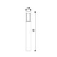 Ландшафтный светильник Elvan PJ-1513/1-11,5W-WW-Gr