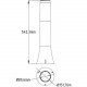 Уличный светильник Horoz Орхидея 400-000-121 HRZ00002611