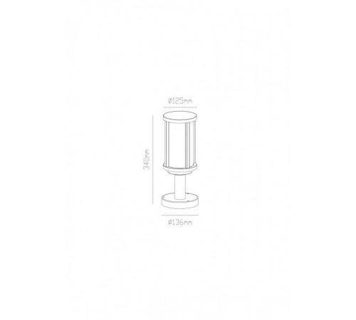 Садовый светильник ARTE Lamp A1036FN-1BK Садовый светильник ARTE Lamp A1036FN-1BK