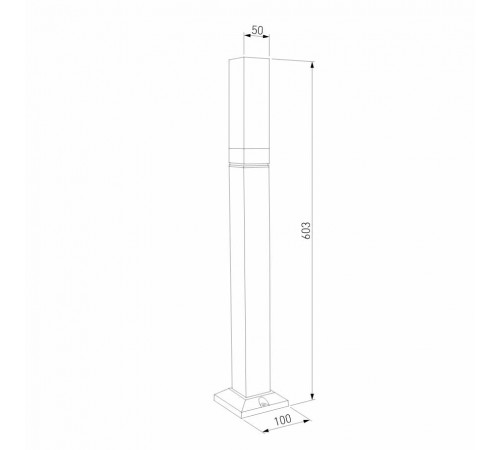 Ландшафтный светильник Elektrostandard 1537 TECHNO LED 4690389168796 Ландшафтный светильник Elektrostandard 1537 TECHNO LED 4690389168796
