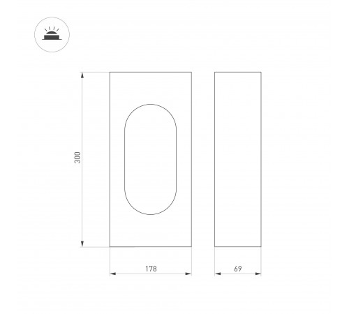 Уличный светильник Arlight LGD-MUSE-BOLL-H300-12W Warm3000 (DG, 296 deg, 230V) 037525
