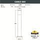Садовый светильник Fumagalli DR1.575.000.AXU1L