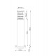 Ландшафтный светильник Arte Lamp Tokyo A5316PA-1BK