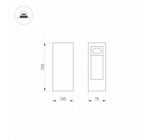 Садовый светильник Arlight Lgd-mark-boll 029975 Садовый светильник Arlight Lgd-mark-boll 029975