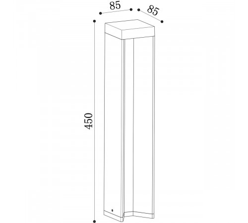 Уличный светильник Maytoni Essen O596FL-L9B4K
