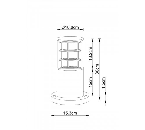 Ландшафтный светильник Arte Lamp Tokyo A5315FN-1BK Ландшафтный светильник Arte Lamp Tokyo A5315FN-1BK