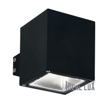 Уличный настенный светильник Ideal Lux Snif Square AP1 Nero 123080