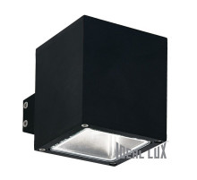 Уличный настенный светильник Ideal Lux Snif Square AP1 Nero 123080