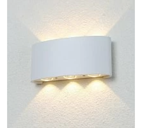 Уличный настенный светодиодный светильник Crystal Lux CLT 023W3 WH