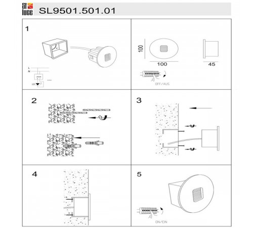 Уличный настенный светильник ST Luce Visano SL9501.501.01 Уличный настенный светильник ST Luce Visano SL9501.501.01