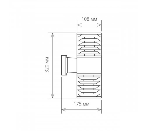 Уличный настенный светильник Elektrostandard 1407 Techno 4690389067679 Уличный настенный светильник Elektrostandard 1407 Techno 4690389067679