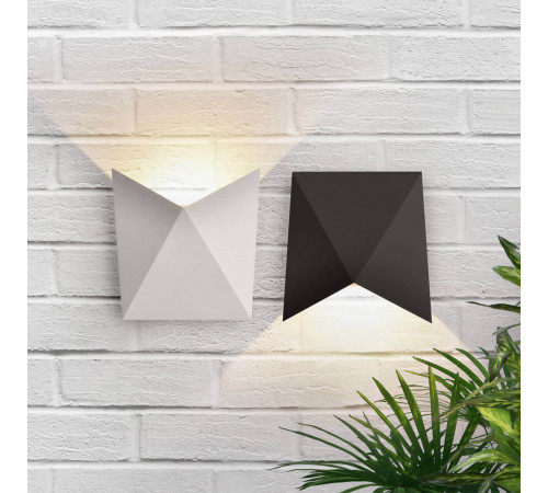 Уличный настенный светодиодный светильник Elektrostandard 1517 Techno LED Batterfly 4690389108884 Уличный настенный светодиодный светильник Elektrostandard 1517 Techno LED Batterfly 4690389108884