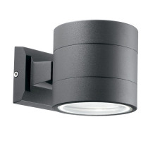 Уличный настенный светильник Ideal Lux Snif Round AP1 Antracite 061467